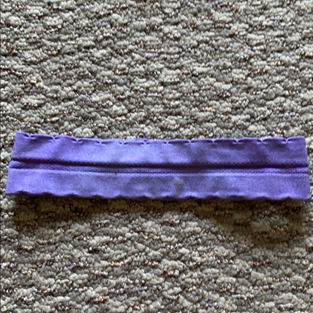 Ivivva  purple scalloped head band